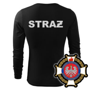 Koszulka strażacka długi rękaw WZ02 Krzyż Związkowy PLT