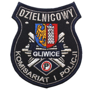Gliwice – Naszywka Policja Dzielnicowy Komisariat I Policji Gliwice NPO1102 IND