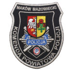 Maków Mazowiecki – Naszywka Policja Komenda Powiatowa Policji NPO 1105 IND