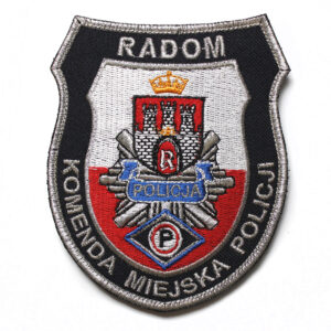 Radom – Naszywka Policja Komenda Miejska Policji Radom NPO1021 IND