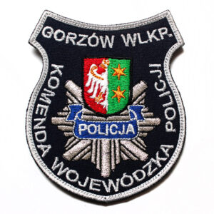 Gorzów Wlkp. – Naszywka Policja Komenda Główna Policji Gorzów Wlkp. NPO1004 IND
