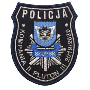 Słupsk – Naszywka Policja Kompania II Pluton III 20192020 NPO1091 IND