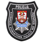 Września – Naszywka Policja Komenda Powiatowa Policji we Wrześni NPO1121 IND