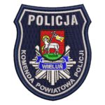 Wieluń – naszywka policja Komenda Powiatowa Policji Wieluń NPO1036 IND