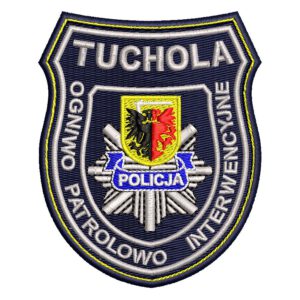 Tuchola – naszywka policja Ogniwo Patrolowo Interwencyjne Tuchola NPO1045 IND