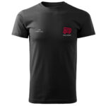 Czarna koszulka strażacka HAFT-DRUK WZ10 MDP