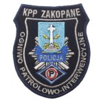 Zakopane – Naszywka Policja – Ogniwo Patrolowo-Interwencyjne NPO1134 IND
