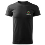 Czarna Koszulka T-SHIRT INSTRUKTOR Polski Związek Strzelectwa Sportowego PZSS druk DTG