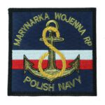 Marynarka Wojenna RP Polish Navy niebieska, naszywka wojskowa IND