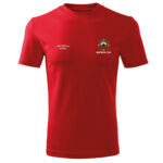 Czerwona Koszulka T-SHIRT INSTRUKTOR Polski Związek Strzelectwa Sportowego PZSS druk DTG