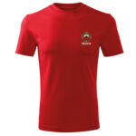 Czerwona Koszulka T-SHIRT SĘDZIA Polski Związek Strzelectwa Sportowego PZSS druk DTG