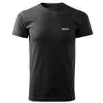 Czarna koszulka T-SHIRT SĘDZIA STRZELECTWA SPORTOWEGO druk DTG