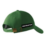 Zielona czapka z daszkiem INSTRUKTOR Strzelectwa Sportowego PLT