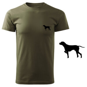 Koszulka t-shirt myśliwska pies myśliwski z nadrukiem DTG075