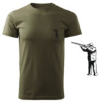 Koszulka t-shirt myśliwska myśliwy z nadrukiem DTG083