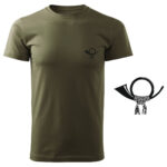 Koszulka t-shirt myśliwska myśliwy z nadrukiem DTG094